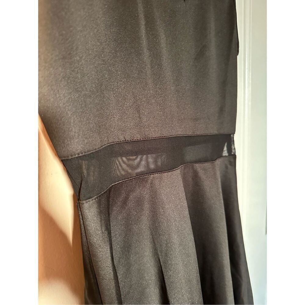 Nwt Zeagoo Women’s Black Party Dress With Mesh Accents — image 5 of 8